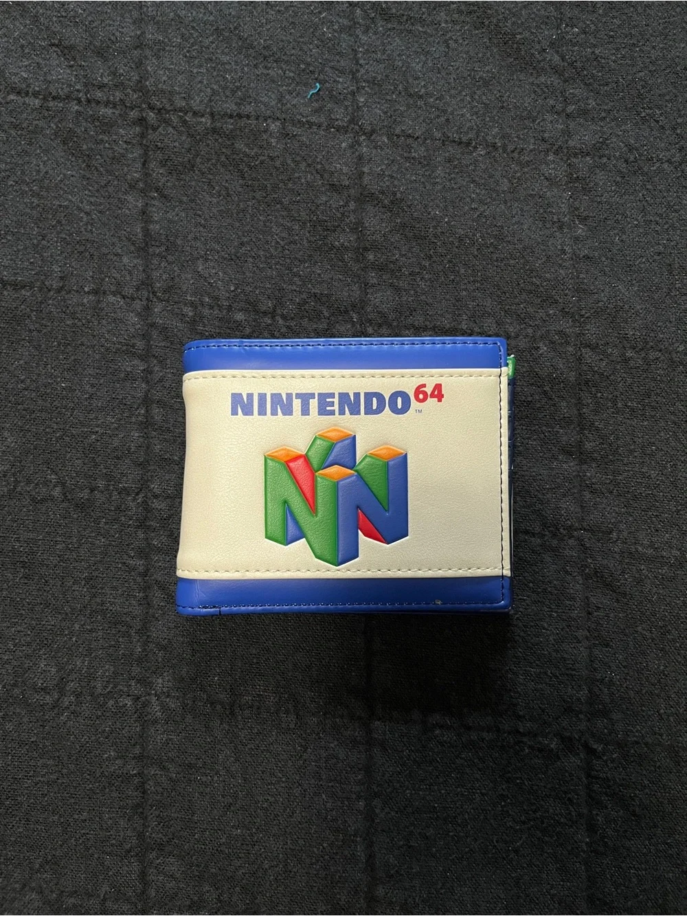 Nintendo Cream and Blue Retro Bifold Wallet